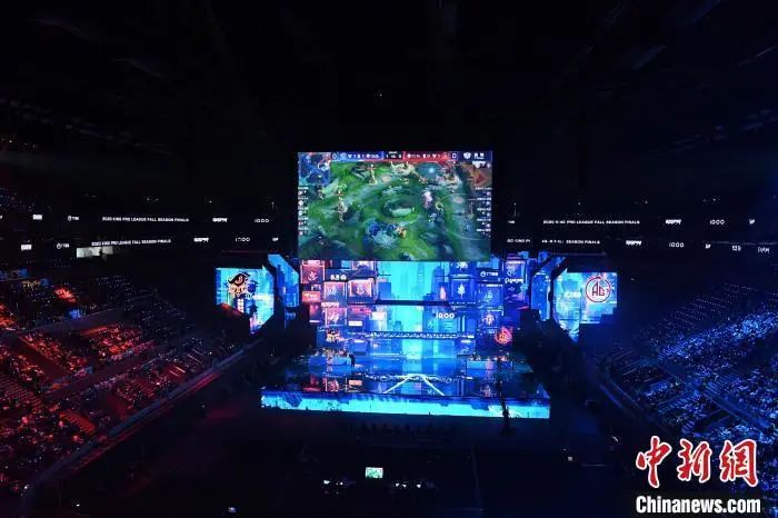 资料图：电竞比赛现场。陈超 摄