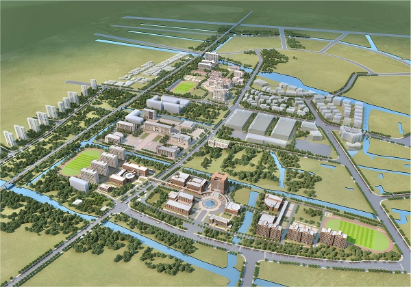 图说：上海健康医学院东苑校区位于张江科学城 来源/采访对象供图