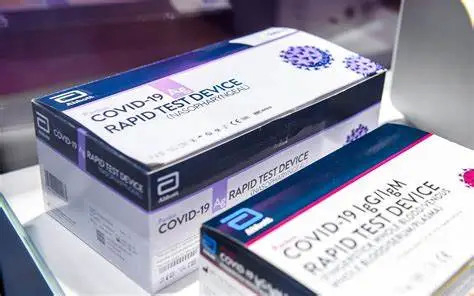 ▲COVID-19快速抗原、抗体检测试剂