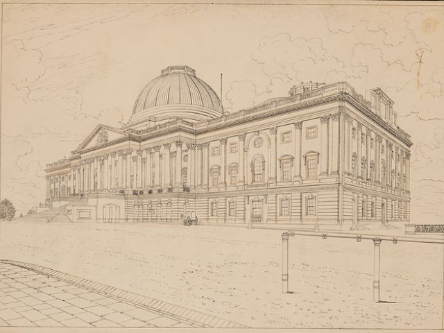  早期国会大厦设计图