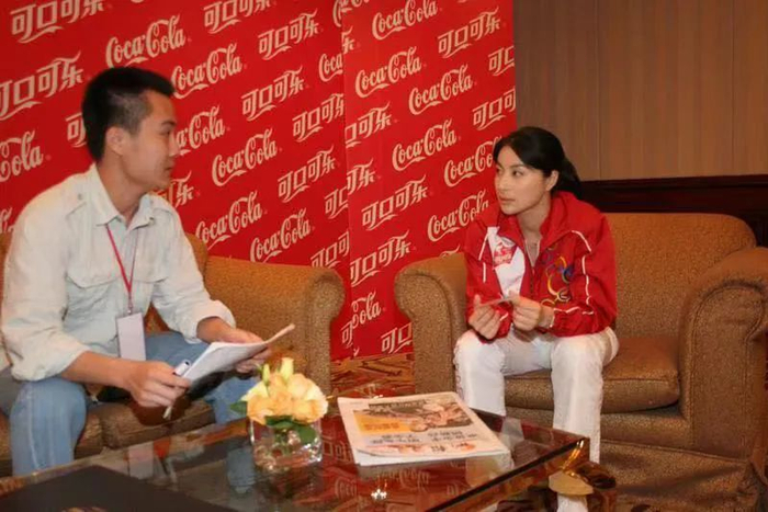 ▲2007年，郭晶晶在深圳接受晶报独家专访。