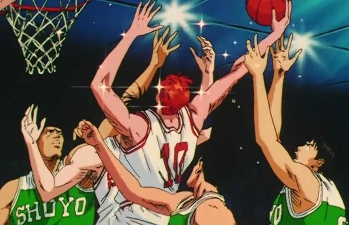 篮板王樱木花道。视频截图