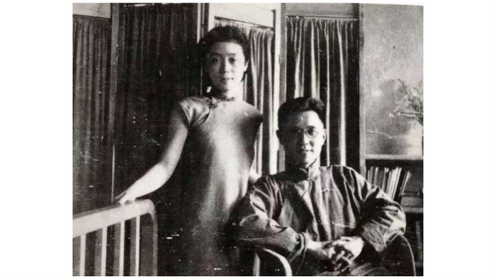 曹禺和方瑞在重庆