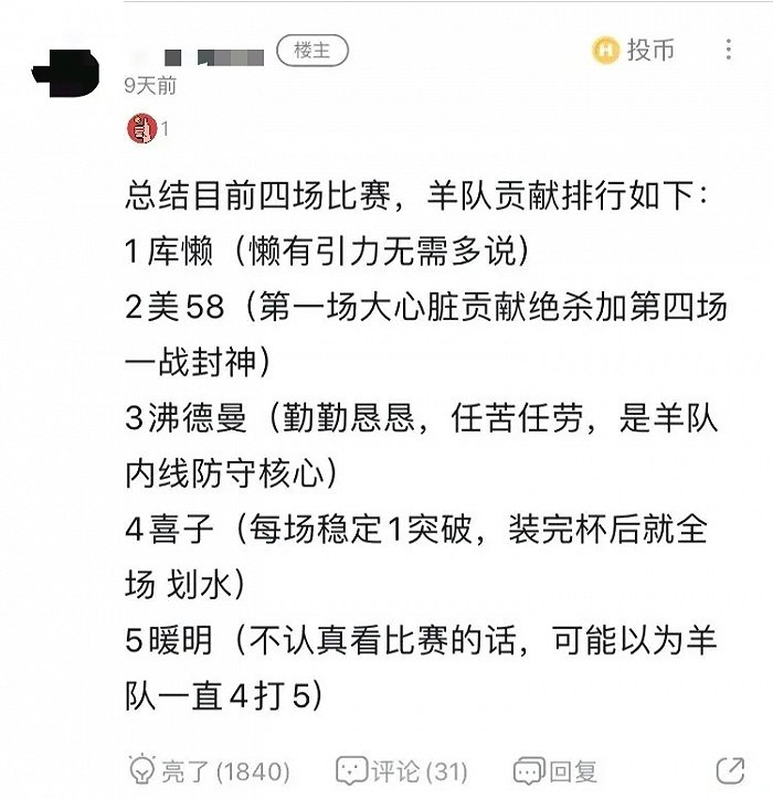 将角色与模板球员混搭称呼的高亮回答