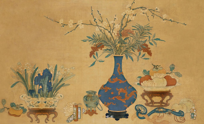 故宫博物院藏嘉庆缂丝岁朝图