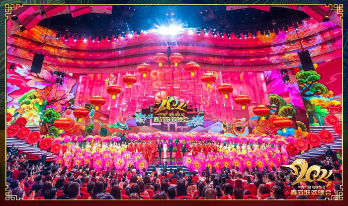 2021年春晚现场。节目组供图