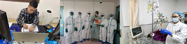 图说：新春佳节，仍有很多医务工作者坚守在各自地岗位上