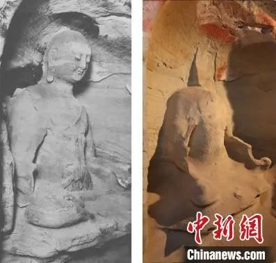 被盗前后历史照片 国家文物局供图