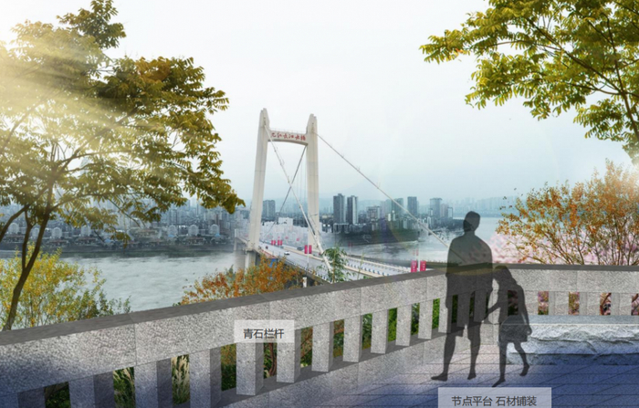 观景平台效果图 图：江津发布