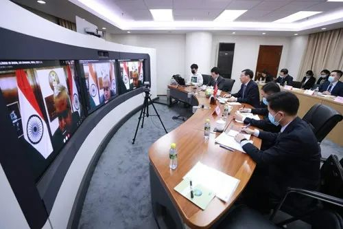 ▲中印举行边境事务磋商和协调工作机制第20次会议。（图片来源：外交部网站）
