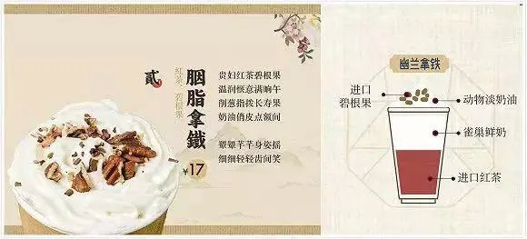 左图为乐乐茶，右图为茶颜悦色