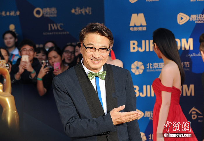 资料图：“达叔”吴孟达在红毯现场。 中新网记者 李卿 摄