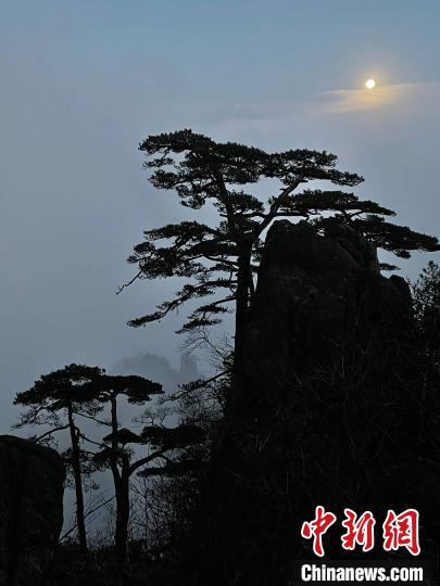 黄山日出景观。　汪迎丰 摄