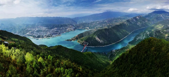 俯瞰巫山美景 巫山县委宣传部供图