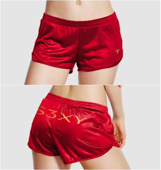 特斯拉商店售卖的做空短裤