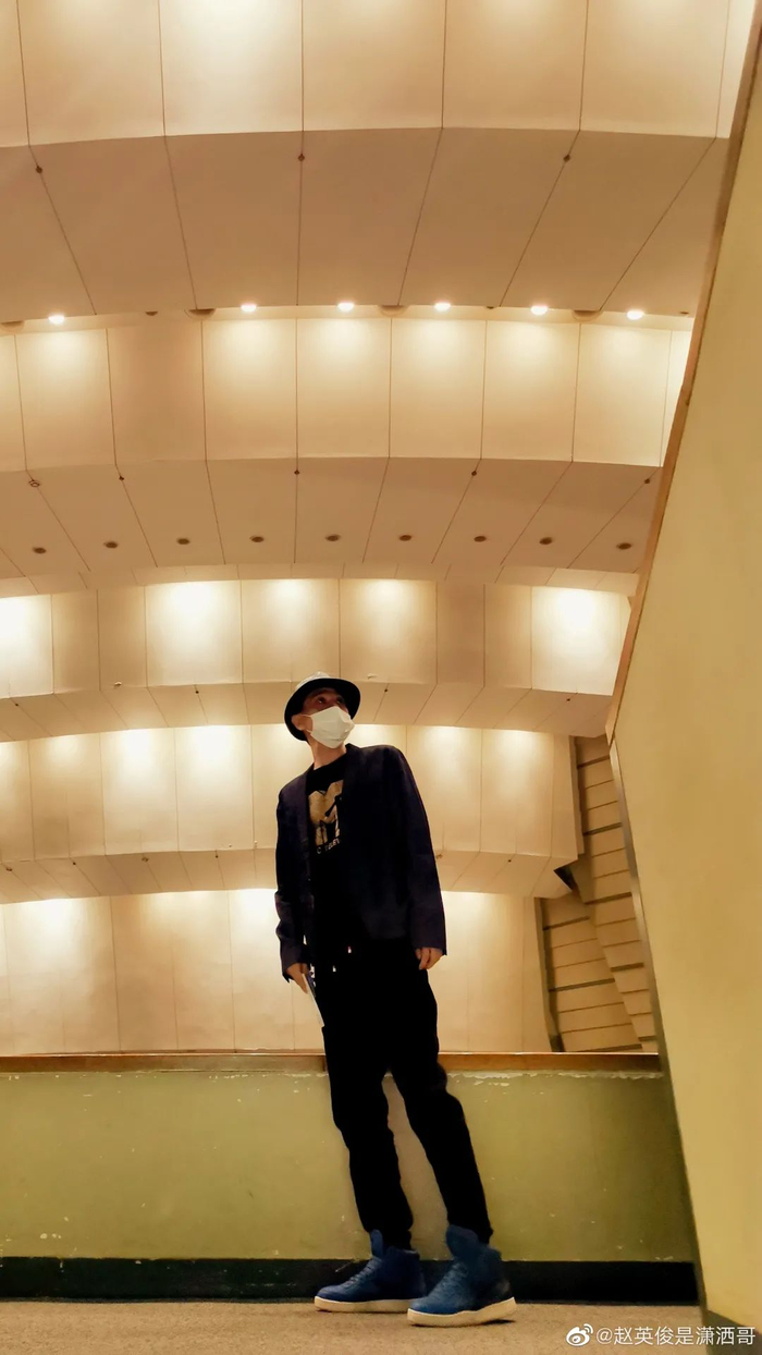 ▲2020年年末，赵英俊在社交媒体发布了自己最后一张照片。