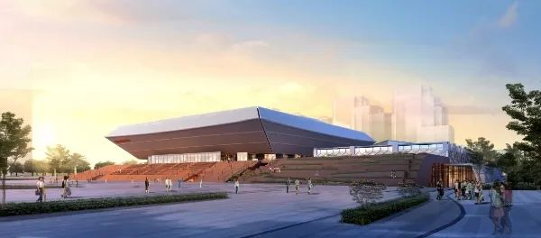 体育中心效果图 图：重庆高新区微讯