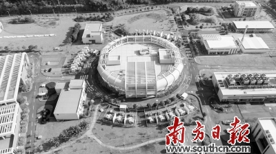 图为位于松山湖科学城的中国散裂中子源。记者 孙俊杰 摄