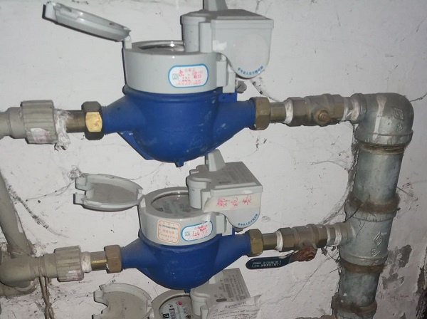 图说：陈先生家的水表