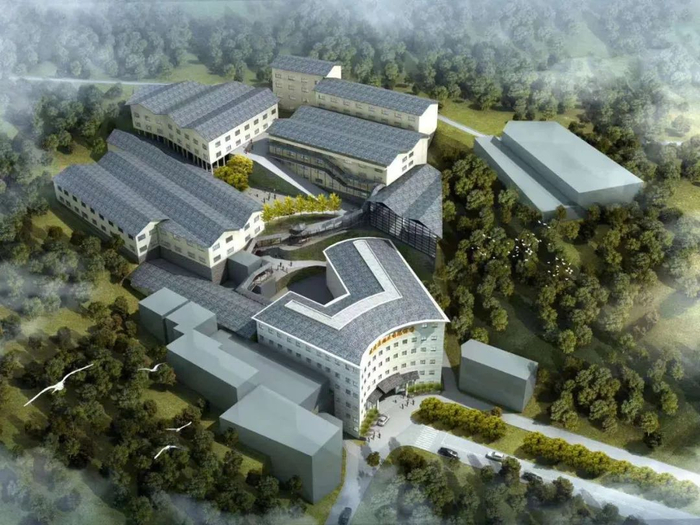 波波酱酒 酒厂鸟瞰图