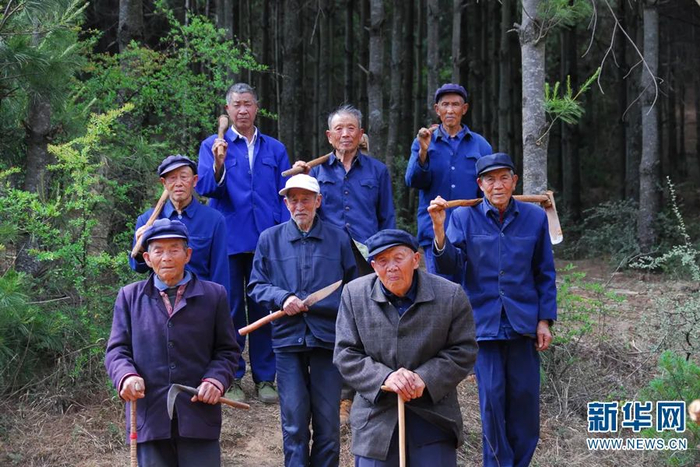 云南省曲靖市陆良“八老”（资料图）。新华网发（曲靖市委宣传部 供图）