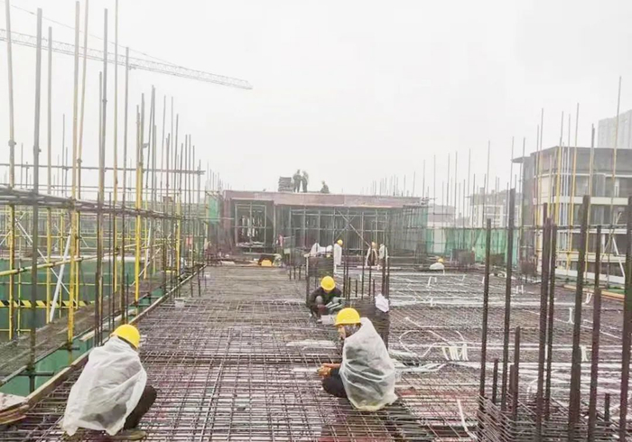 施工现场 图：重庆高新区微讯