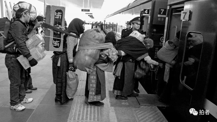 ▲2007年，拉萨-北京。