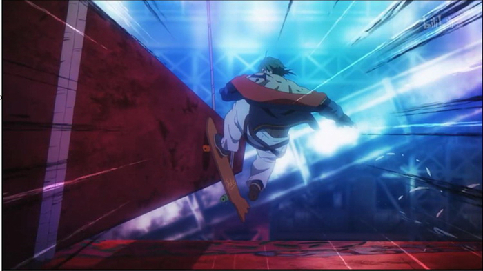 酷炫的滑板动作