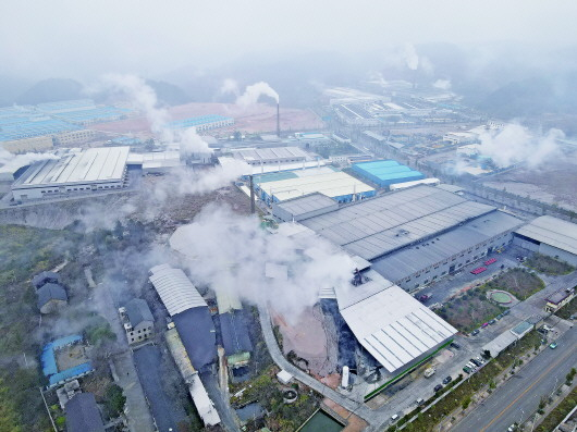 无人机拍摄的台江县经济开发区工业园区。本文图片&nbsp;新华每日电讯