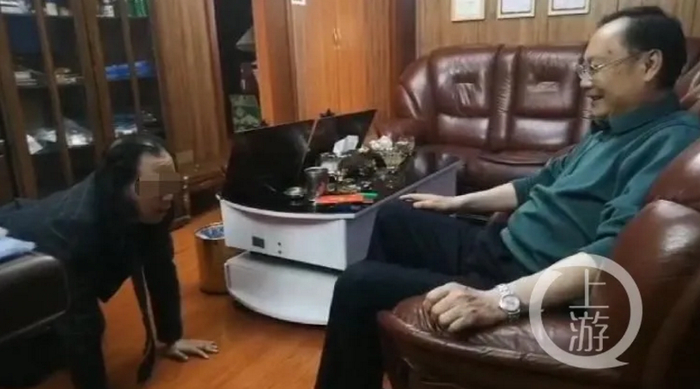 拜师现场 /视频截图