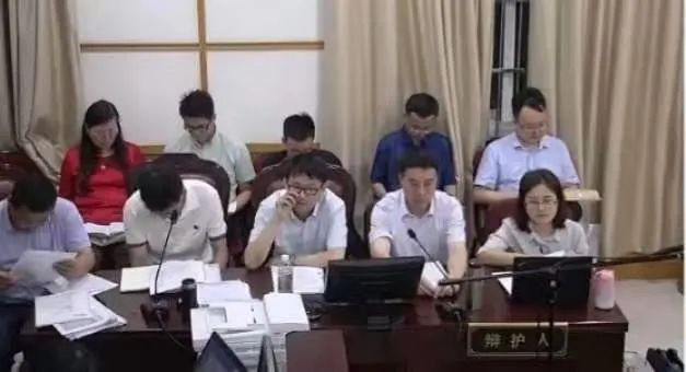 ▲庭审现场