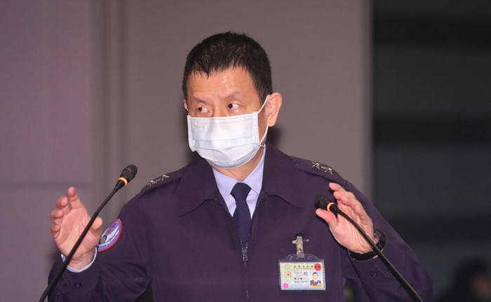 空军参谋长“黄志伟” 图源：台媒