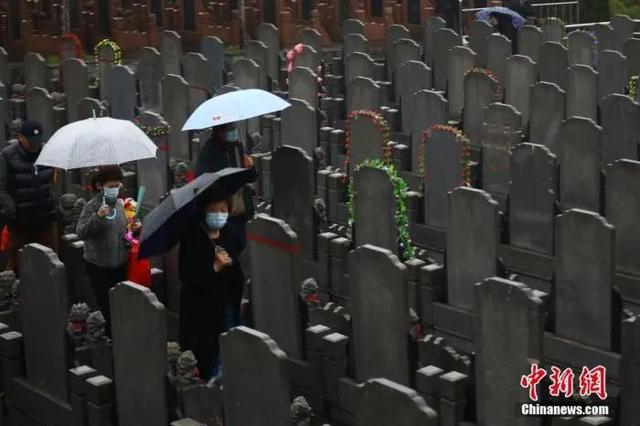 资料图。图为南京市民在陵园内扫墓。中新社记者 泱波 摄