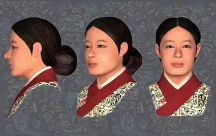 老山汉墓女性墓主人的三维容貌复原图