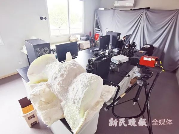 微痕应急保护实验室 新民晚报记者 孙中钦 摄