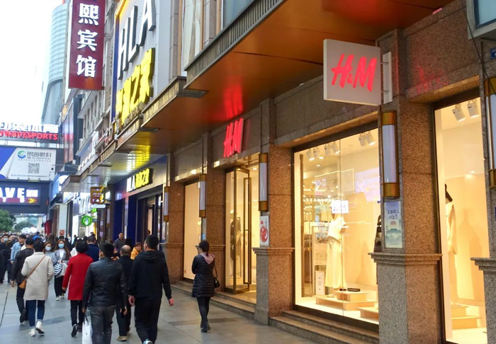 H&M门店  图源：东方IC