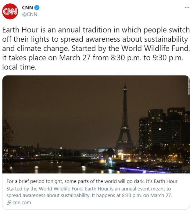 图片来源：美国有线电视新闻网(CNN)社交网站官方账号截图