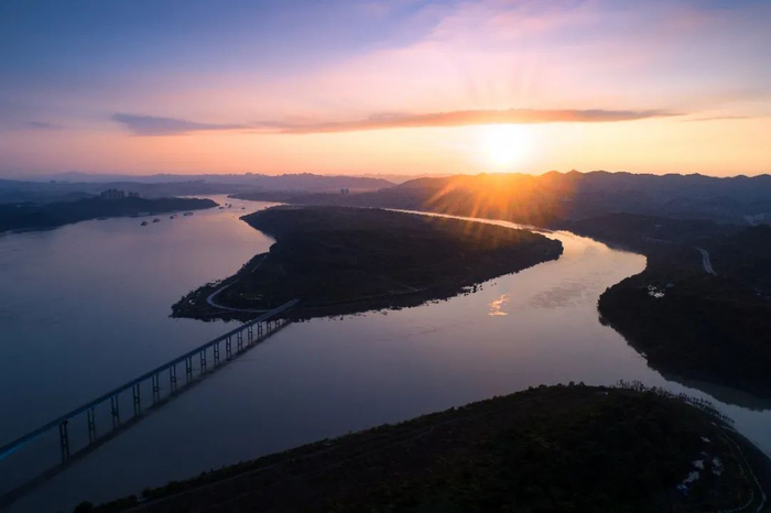 广阳岛美景。张坤琨 摄