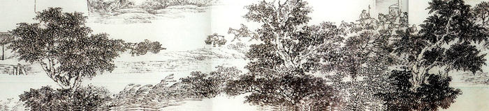 图为《京门九衢图》分段画卷——东直门篇鉴赏