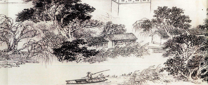 图为《京门九衢图》分段画卷——东直门篇鉴赏