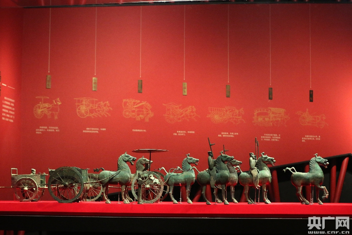 　　展出的文物（央广网发 成都武侯祠博物馆供图）