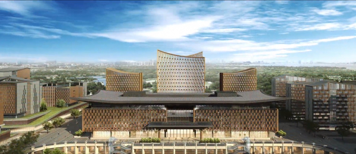 ▲雄安商务服务中心效果图