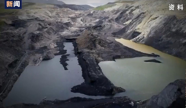 木里矿区遭到破坏式开采