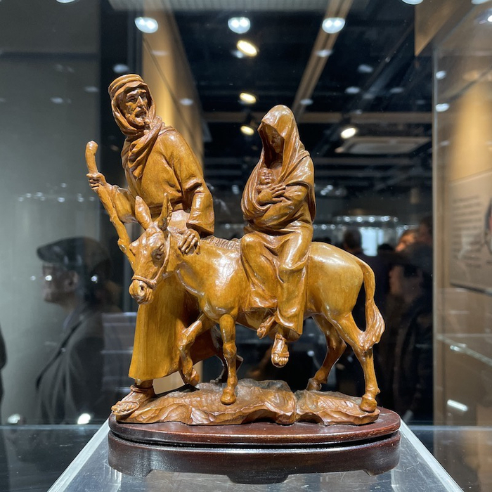 徐宝庆黄杨木雕作品澎湃新闻记者图