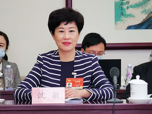 图说：全国政协委员沈敏 受访者供图