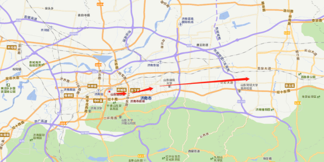 济南东变迁示意图