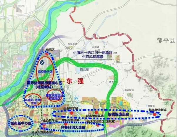 东强范围示意图