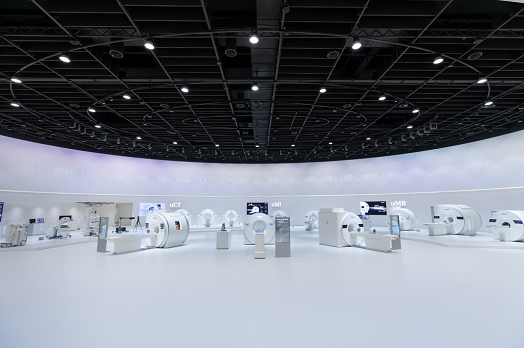 图说：武汉总部基地展厅 来源：采访对象供图（下同）