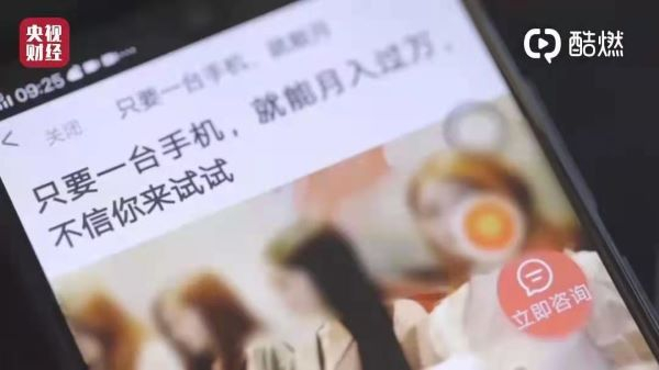 图说：“只需一台手机，就能躺着赚钱”构成发布虚假广告