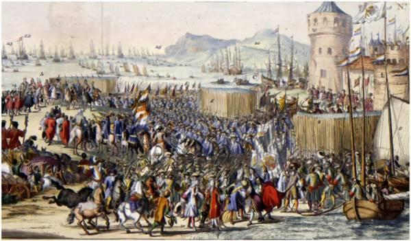 英国光荣革命：英军一枪不发做坐视国王被外国人驱逐（资料图） 